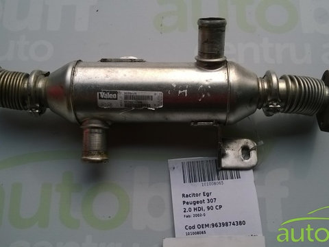 Racitor EGR Peugeot 307 ( 2001-2008 ) 2.0 HDI, 90 CP 9639874380