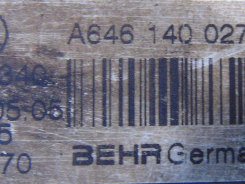 Racitor gaze avand codul original - A6461400275 - pentru Mercedes E-Class W211