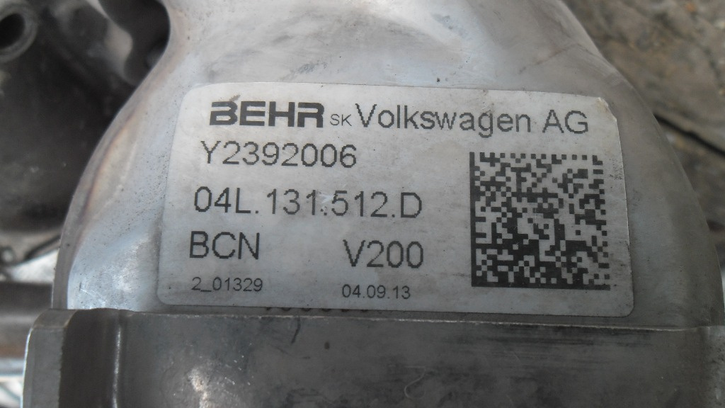 Racitor gaze VW Golf 7 2016 1.6 tdi