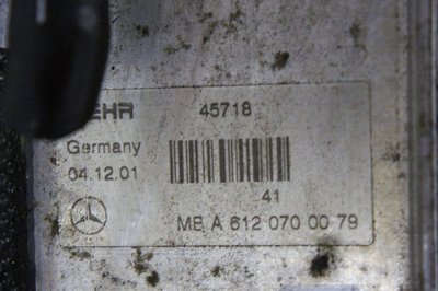 Racitor motorina Mercedes clk c209 A6120700079