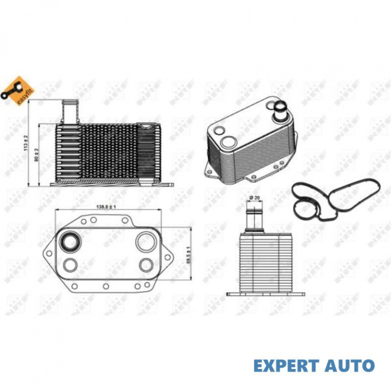 Racitor ulei BMW 3 cupe (E46) 1999-2006 #3 11427788462