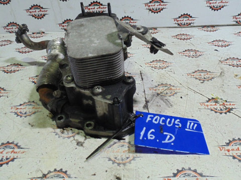 Racitor ulei cu carcasa filtru ulei, cod 9687911280, Ford Focus 3, 1.6 TDCI, T1DA