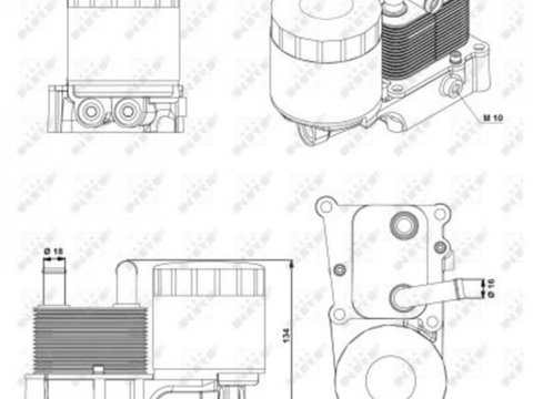 Racitor ulei Ford COURIER caroserie (J5_, J3_) 1996-2016 #3 1119975