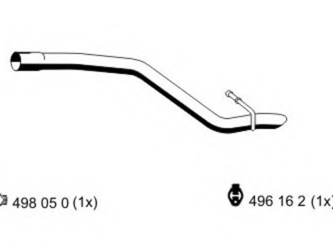 Racord evacuare 313117 ERNST pentru Ford C-max Ford Focus