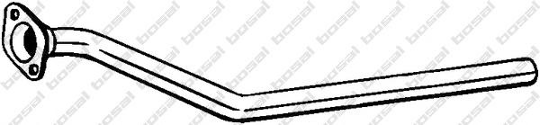 Racord evacuare DACIA LOGAN (LS_), DACIA LOGAN MCV (KS_), RENAULT TONDAR 90 I (LS_) - BOSAL 800-021