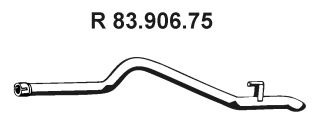 Racord evacuare EBE8390675 Volkswagen Crafter 30-35 Bus 2E 2.5 TDI