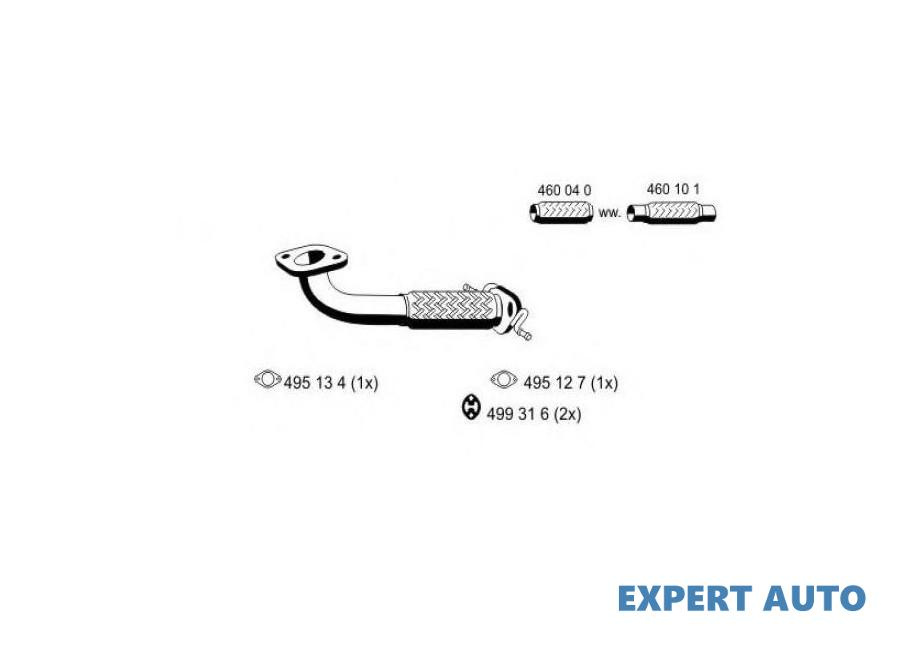 Racord evacuare Ford MONDEO Mk III (B5Y) 2000-2007 #8 0120011