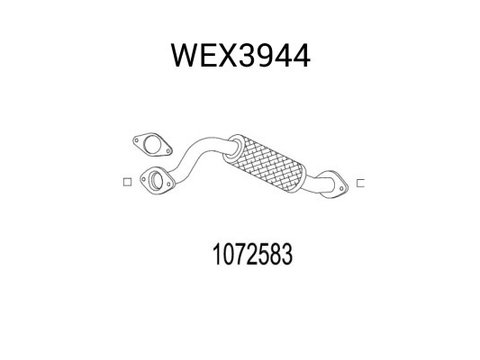 Racord evacuare FORD TRANSIT CONNECT (P65, P70, P80) (2002 - 2016) QWP WEX3944 piesa NOUA