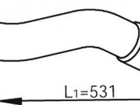 Racord evacuare MERCEDES-BENZ AXOR DINEX 54203 PieseDeTop