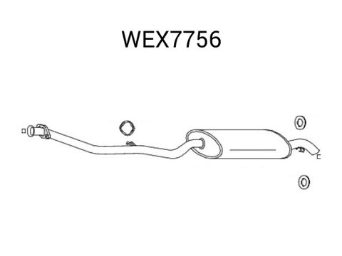 Racord evacuare QWP WEX7756