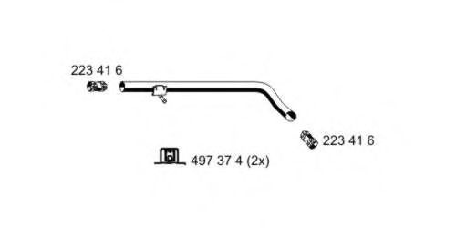 Racord evacuare VW NEW BEETLE (9C1, 1C1) (1998 - 2