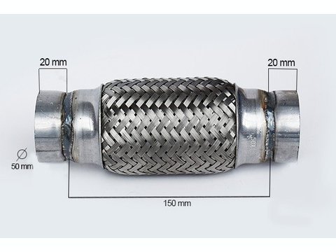 RACORD FLEXIBIL toba esapament OUTER BRAID 50X150 mm COD OE 265-517 AL-33744