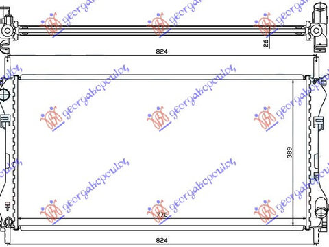 RAD 2.0CC TDI-TDCI +/-Ac/ (77x40) - FORD FORD TRANSIT 00-06, FORD, FORD TRANSIT 00-06, 097306300