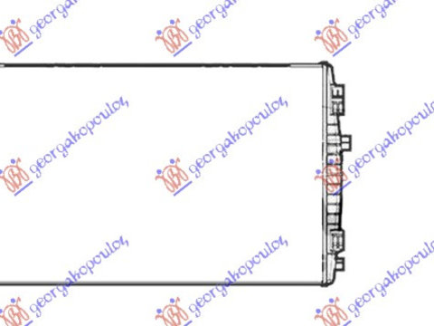 RADIATOR 1.0-1,5 PETROL -2.0 DIESEL (650x400) (KOYO) - SKODA SKODA OCTAVIA 7 20-, SKODA, SKODA OCTAVIA 7 20-, 751206311