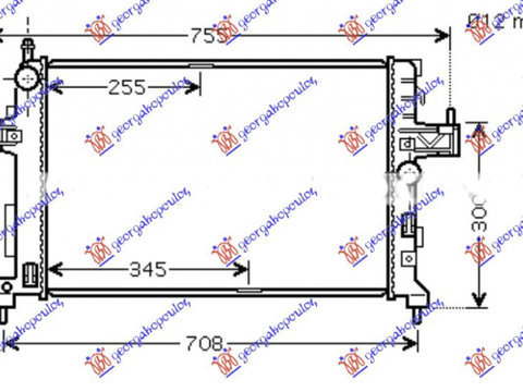 RADIATOR 1.3CDTi/1.7 dti DIESEL (60x35) - OPEL OPEL COMBO 00-12, OPEL, OPEL COMBO 00-12, 028606330