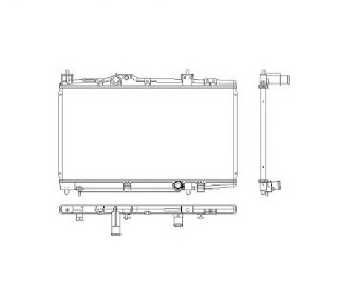 Radiator 1.4 D4d +/-AC TOYOTA YARIS VERSO -06 cod 