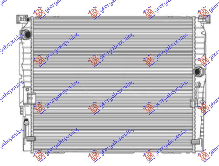 RADIATOR 2.0-3.0 BENZINA MANUAL.AUTO [630BMW X536] BMW SERIA 5 [G30.G31] 16-20 160206310 160206310 17118650745