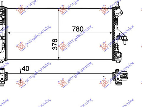 RADIATOR 2.0 JTD + Ac/ (78x37.6x4.0) - FIAT FIAT DUCATO 14-, FIAT, FIAT DUCATO 14-, 299006310