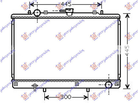 RADIATOR 2.5 D DIESEL +/- AC (375x603x27) (KOYO) - MITSUBISHI MITSUBISHI P/U L200 97-99, MITSUBISHI, MITSUBISHI P/U L200 97-99, 050006325