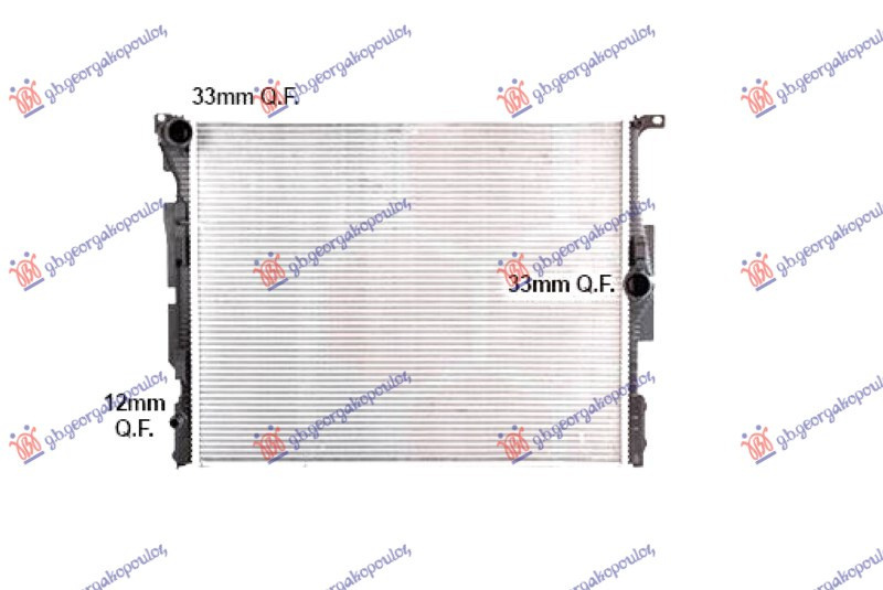 RADIATOR 3.0 BNZ. MANUAL-AUTOMATIC (600X480) (KOYO) , BMW, BMW SERIES 3 (F34) GT 12-20, 154406361