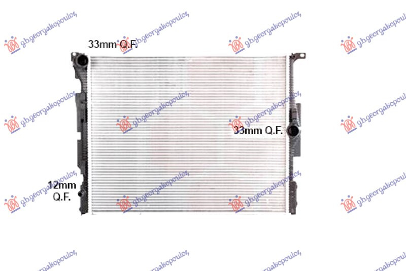 RADIATOR 3.0 BNZ. MANUAL-AUTOMATIC (600X480) (KOYO) , BMW, BMW SERIES 3 (F34) GT 12-20, 154406361