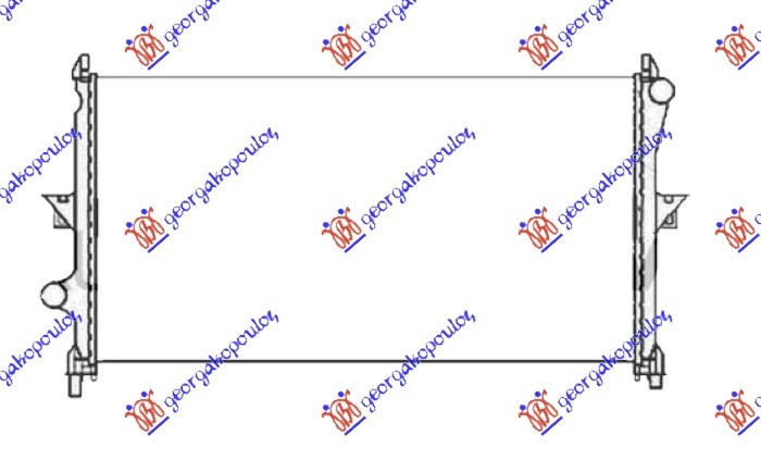 RADIATOR 3.0HDI MANUAL (710X359), PEUGEOT, PEUGEOT 407 04-10, 021206325