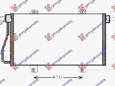 RADIATOR AC 1.9-2.5 DCI DIESEL 02-03 (730x378x16) , NISSAN, NISSAN INTERSTAR 02-09, 085106450