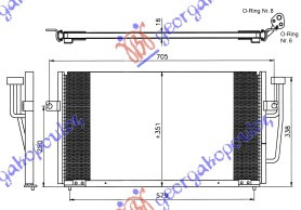 RADIATOR AC 19 T.D [610 BMW X350BMW X16] MITSUBISHI CARISMA 96-05 029106410 029106410 MR146691