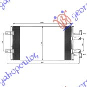 RADIATOR AC 2.5 CDTi [69BMW X39] - OPEL VIVARO 06-14 OPEL VIVARO 06-14 083506430 083506430 8200465489