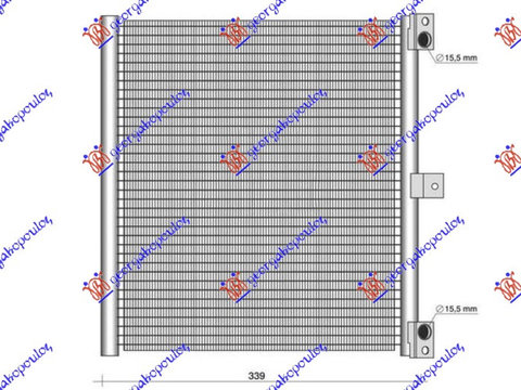 RADIATOR AC 2.7-3.4-3.8 BENZINA (339x338x16), PORSCHE, PORSCHE CAYMAN (982C) 16-, 652606400