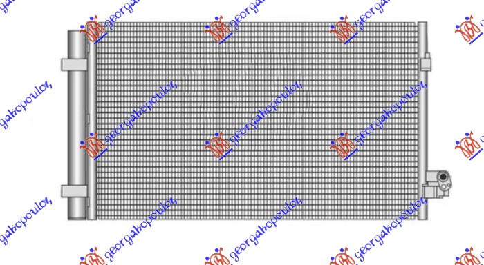 RADIATOR AC 4.4 M5/M550 BENZINA (660X382X16), BMW, BMW SERIES 5 (G30/G31) 16-20, 160206410