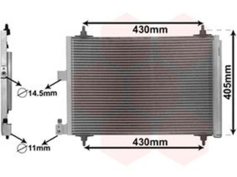 RADIATOR AC BERLINGO 2002 2003 2004 2005 2006 2007 2008