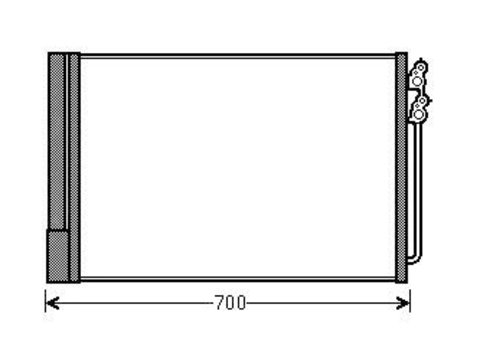 Radiator AC BMW seria 5 si 7 - A BW 5370