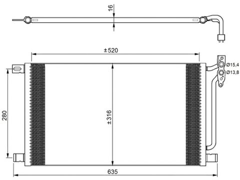 RADIATOR AC bmw x3 - PRODUS NOU