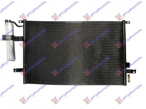 RADIATOR Ac/ BNZ./DSL (59,5x39,5x2,0) - CHEVROLET LACETTI 03-, DAEWOO - CHEVROLET, CHEVROLET LACETTI 03-, 032206400