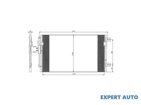 Radiator ac Chrysler VOYAGER Mk III (RG, RS) 1999-2008 #2 07005098