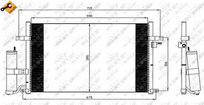 Radiator AC Clima Chevrolet Lacetti 1 2004 2005 20