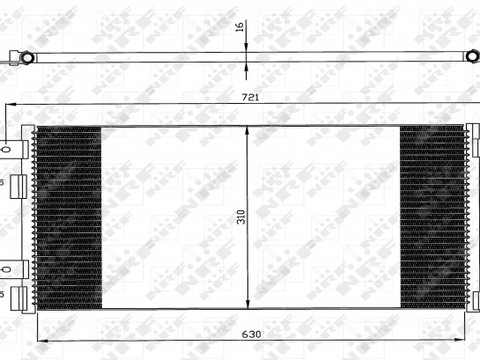 Radiator AC Clima IVECO Daily 3 1999 2000 2001 2002 2003 2004 2005 2006 Autobasculanta 2-usi 3.0 JTD MT (136 hp) 35643