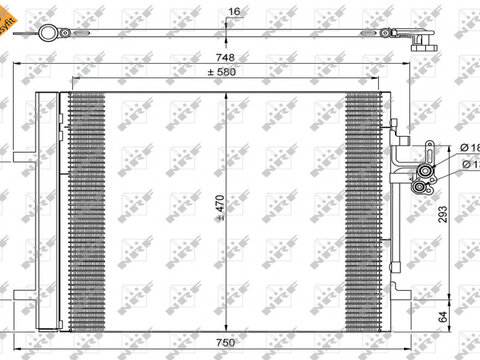 Radiator AC Clima Land Rover Discovery 4 (facelift) 2013 2014 2015 2016 SUV 5-usi 35884