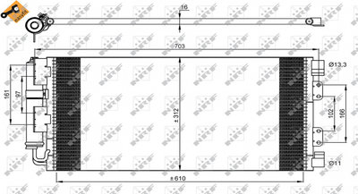 Radiator AC Clima Land Rover Freelander 1 1998 199