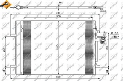 Radiator AC Clima Land Rover Range Rover Evoque L5