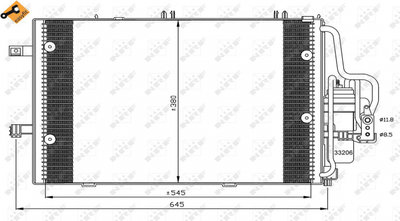 Radiator AC Clima Opel Corsa D 2006 2007 2008 2009