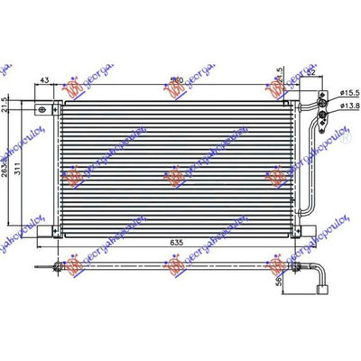 Radiator Ac Diesel (52x31,4x16) pentru Bmw X3 (E83