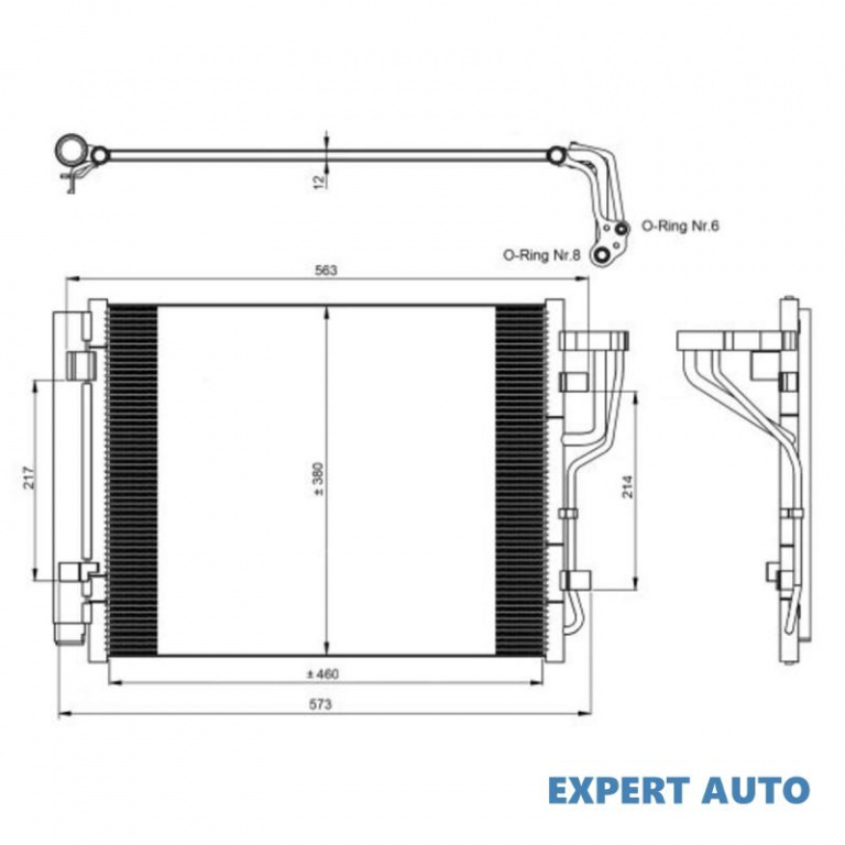 Radiator ac Hyundai i30 CW (FD) 2007-2012 #3 35986