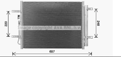 RADIATOR AC HYUNDAI IONIQ 17-