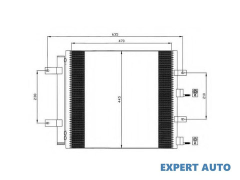 Radiator ac Jaguar XF SPORTBRAKE (CC9) 2012-2016 #2 120JA15002