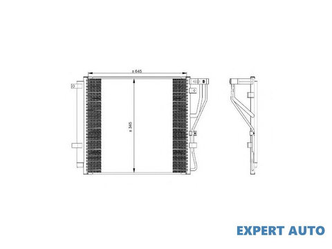 Radiator ac Kia CARENS III (UN) 2006-2016 #2 35980