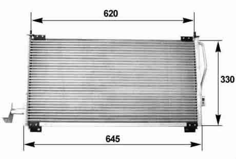 Radiator AC MAZDA 323 F 98- cod BK2J-61-480