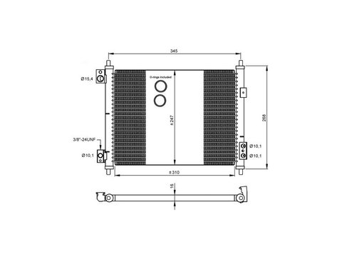 Radiator ac NISSAN CABSTAR -PRODUS NOU