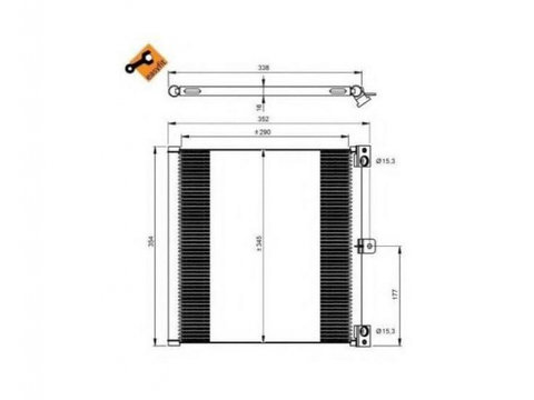 Radiator ac Porsche BOXSTER 2012- #2 350203